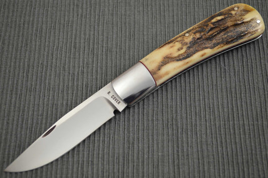 Ray Cover Slip-Joint Stag Handle Folding Knife (SOLD)