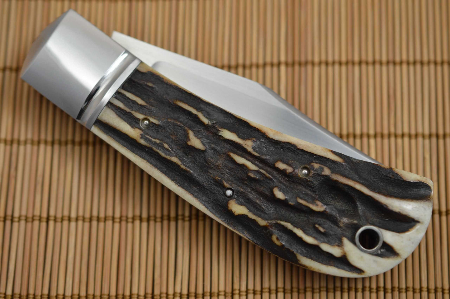 Toby Hill LANNY'S CLIP, Stag Scales, File-Work, 2018 ICCE (SOLD)