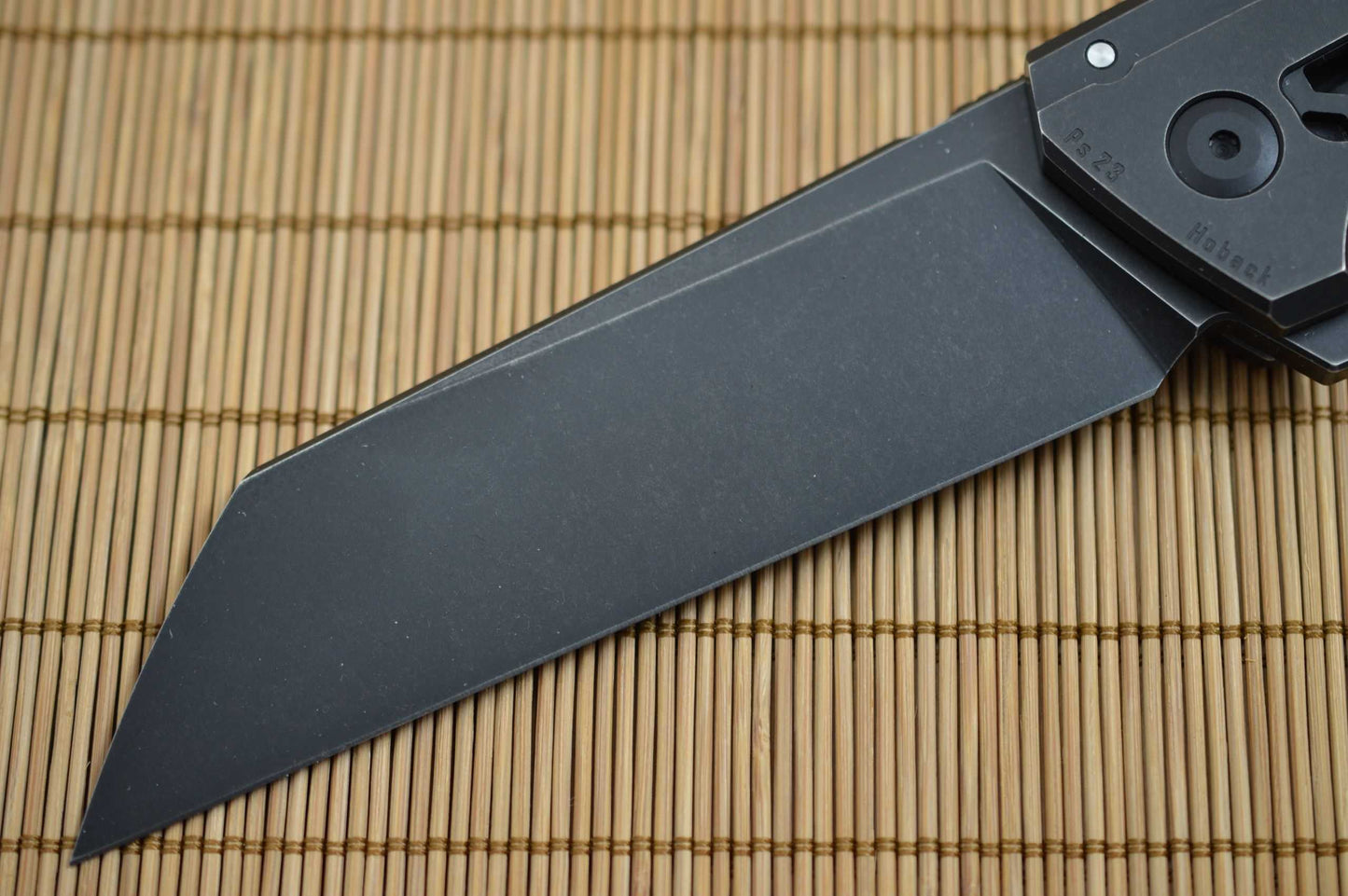 BUSTER, Jake Hoback Knives - Snecx Design Lab Collaboration, DLC FALLOUT BLACK Finish (SOLD)