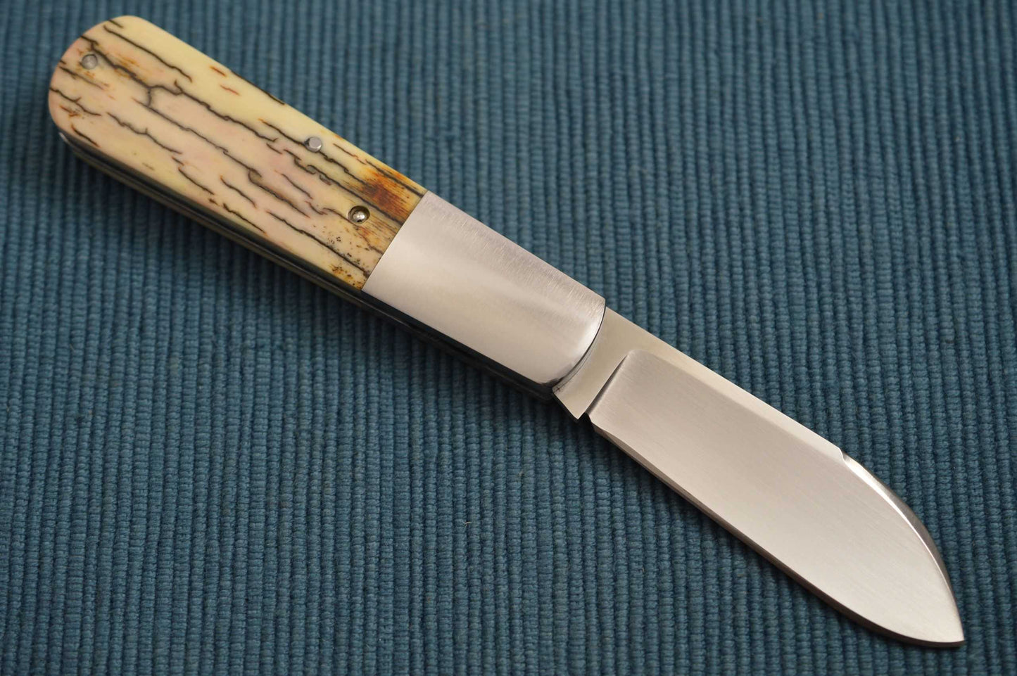 Bobby House Barlow, Fossilized Scales, Slip-Joint Folding Knife (SOLD)