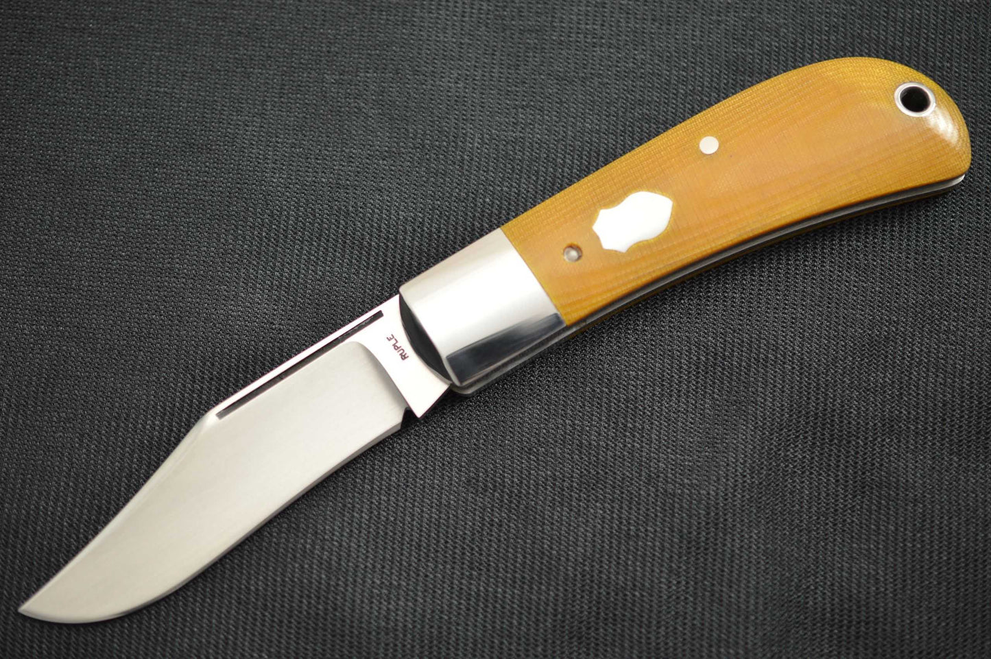 Bill Ruple Lanny's Clip, Linen Micarta Scales (SOLD)