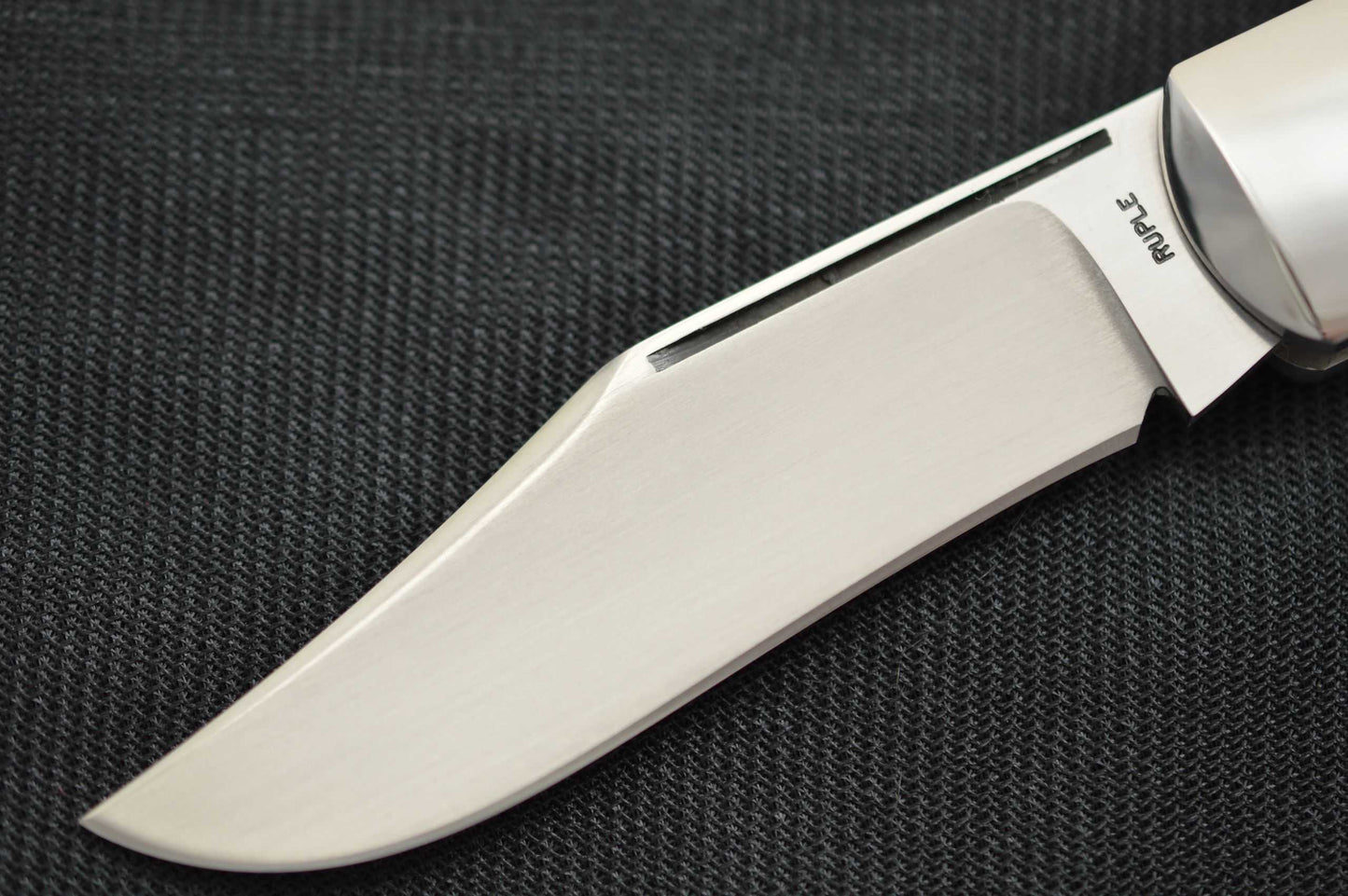 Bill Ruple Lanny's Clip, Linen Micarta Scales (SOLD)