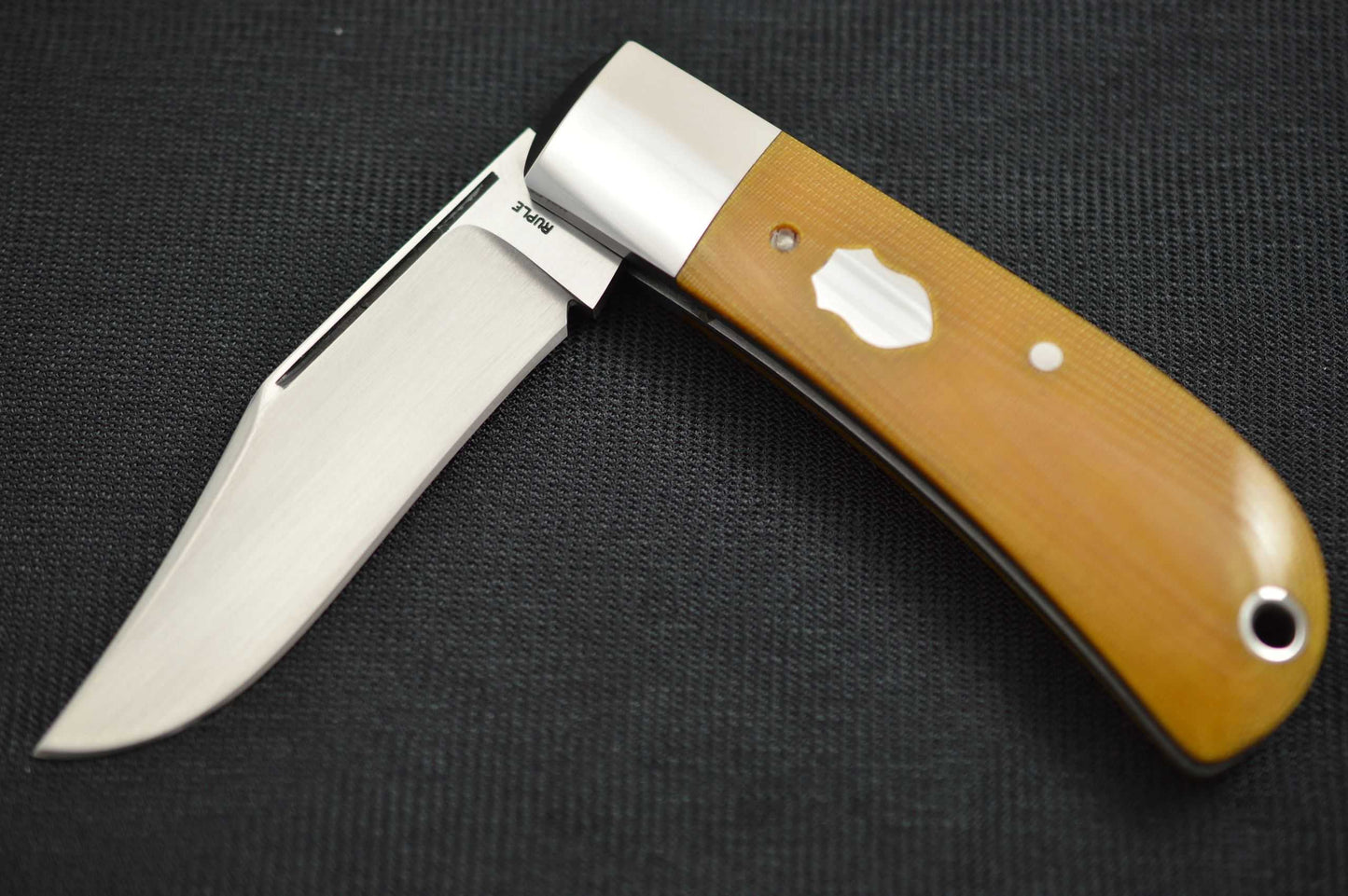 Bill Ruple Lanny's Clip, Linen Micarta Scales (SOLD)