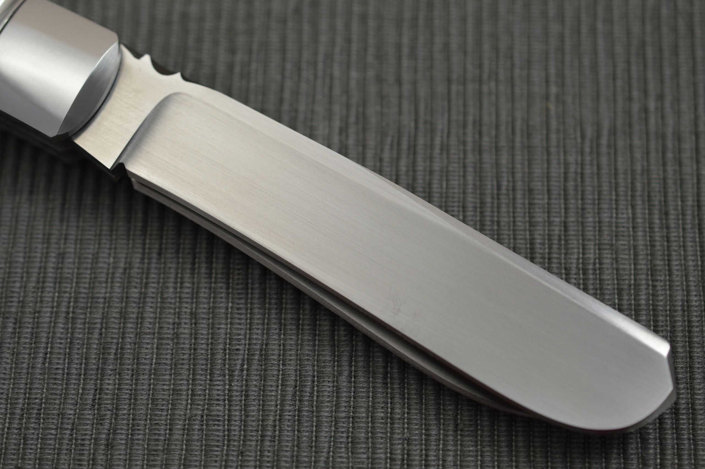 Bill Ruple Two-Blade Large Stag Trapper, File-Worked Blade Spine, Spring & Liners (SOLD)