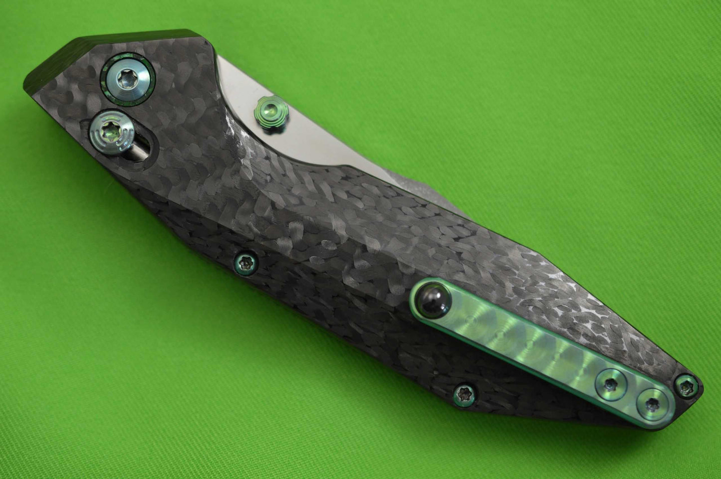 Will Moon Custom Banshee, Spindle Lock Folding Knife (SOLD)