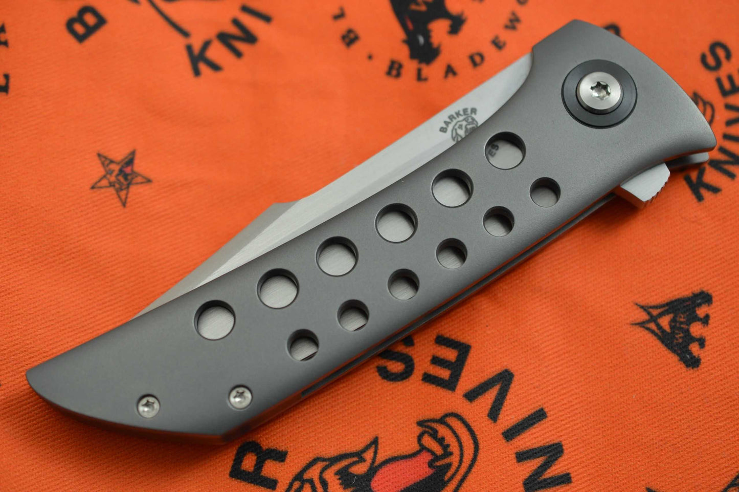 John Barker Black Shuck, CTS-XHP, Zirconium Pivot Collars, Backspacer (SOLD)