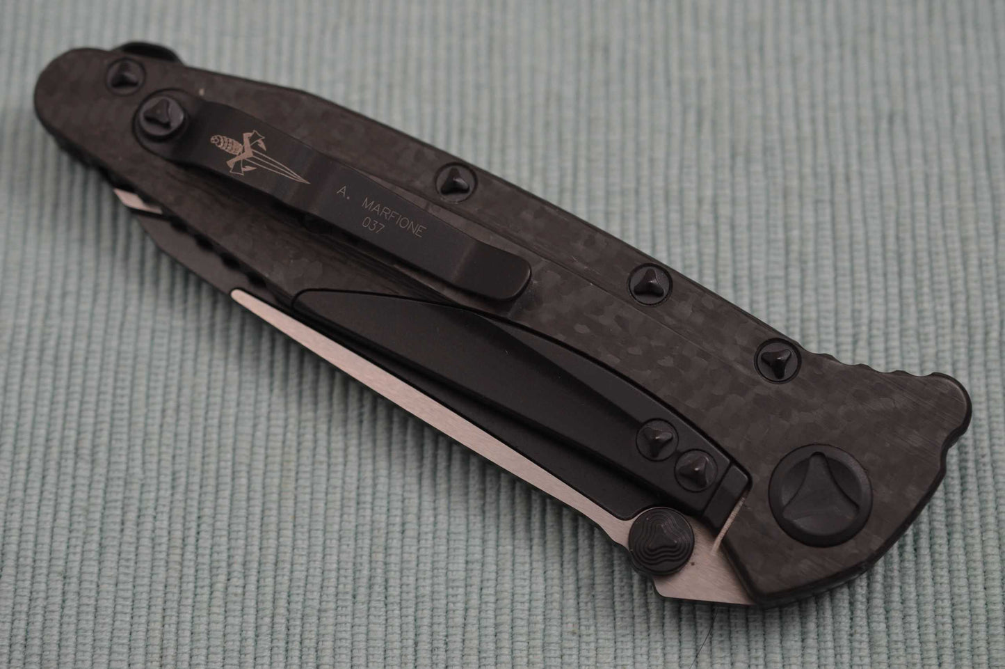 Anthony Marfione Custom SOCOM DELTA Carbon Fiber Folding Knife (SOLD)