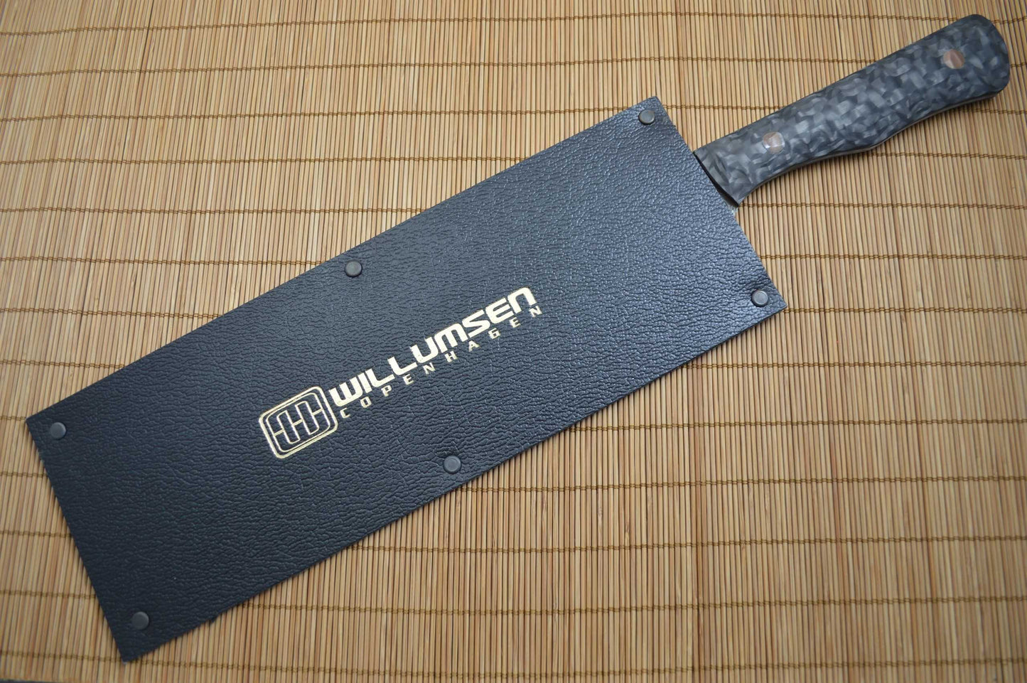 Mikkel Willumsen Urban Tactical Custom Chad Nichols Damascus Chef's Knife (SOLD)