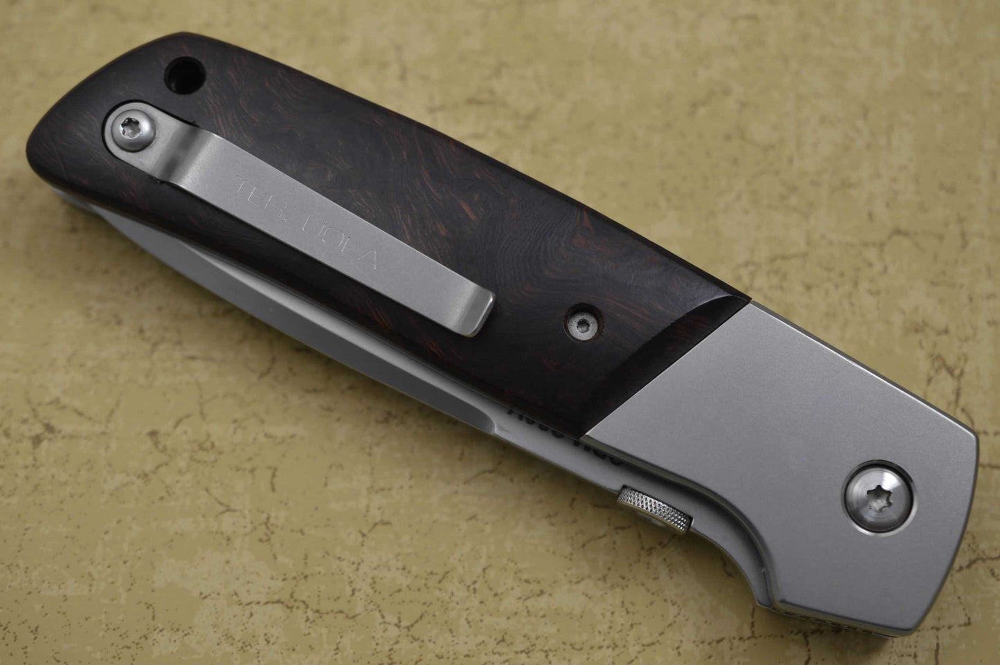 Bob Terzuola Custom ATCF (Advance Technology Combat Folder), Desert Ironwood (SOLD)