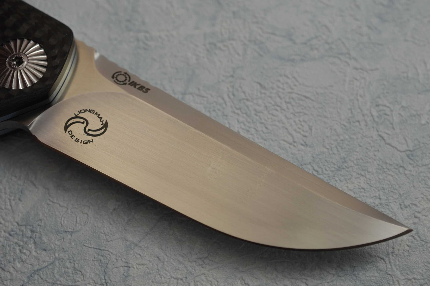 A2 Knives Custom Front Flipper "Warrior", Liong Mah Design (SOLD)