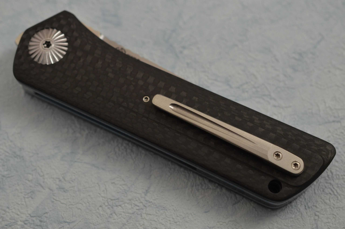 A2 Knives Custom Front Flipper "Warrior", Liong Mah Design (SOLD)