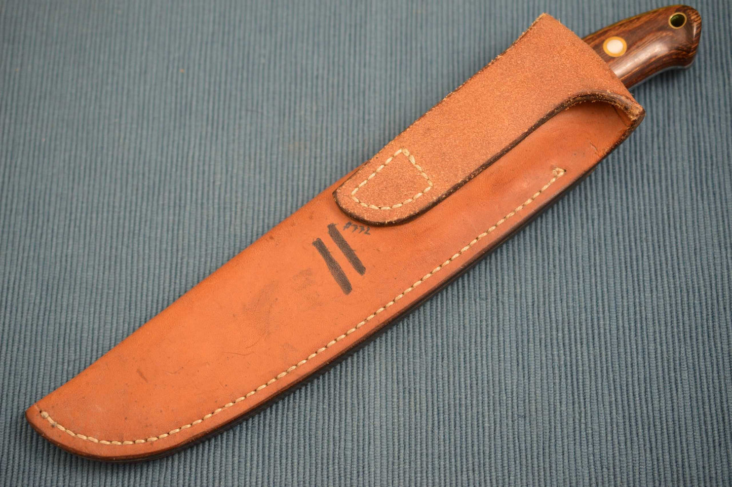 Bob Loveless-Steve Johnson Caper Hunting Knife #772, Leather Sheath (SOLD)