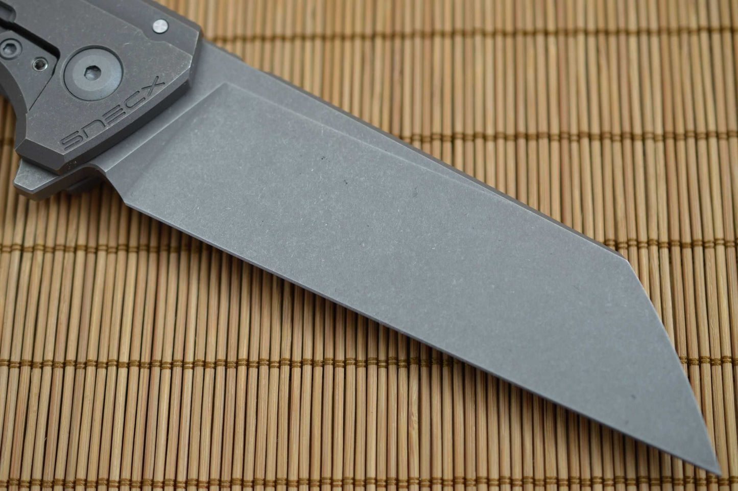 BUSTER, Jake Hoback Knives - Snecx Design Lab Collaboration, Sandblast Stonewash Finish (SOLD)