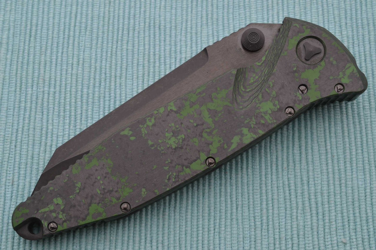 Anthony & Sean Marfione SOCOM ELITE WARCOM, DLC Two-Tone Apocalyptic Blade, Jungle Wear Fat Carbon (SOLD)