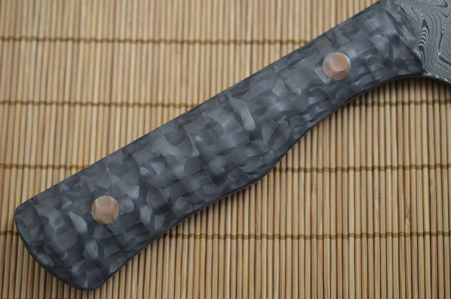 Mikkel Willumsen Urban Tactical Custom Chad Nichols Damascus Chef's Knife (SOLD)