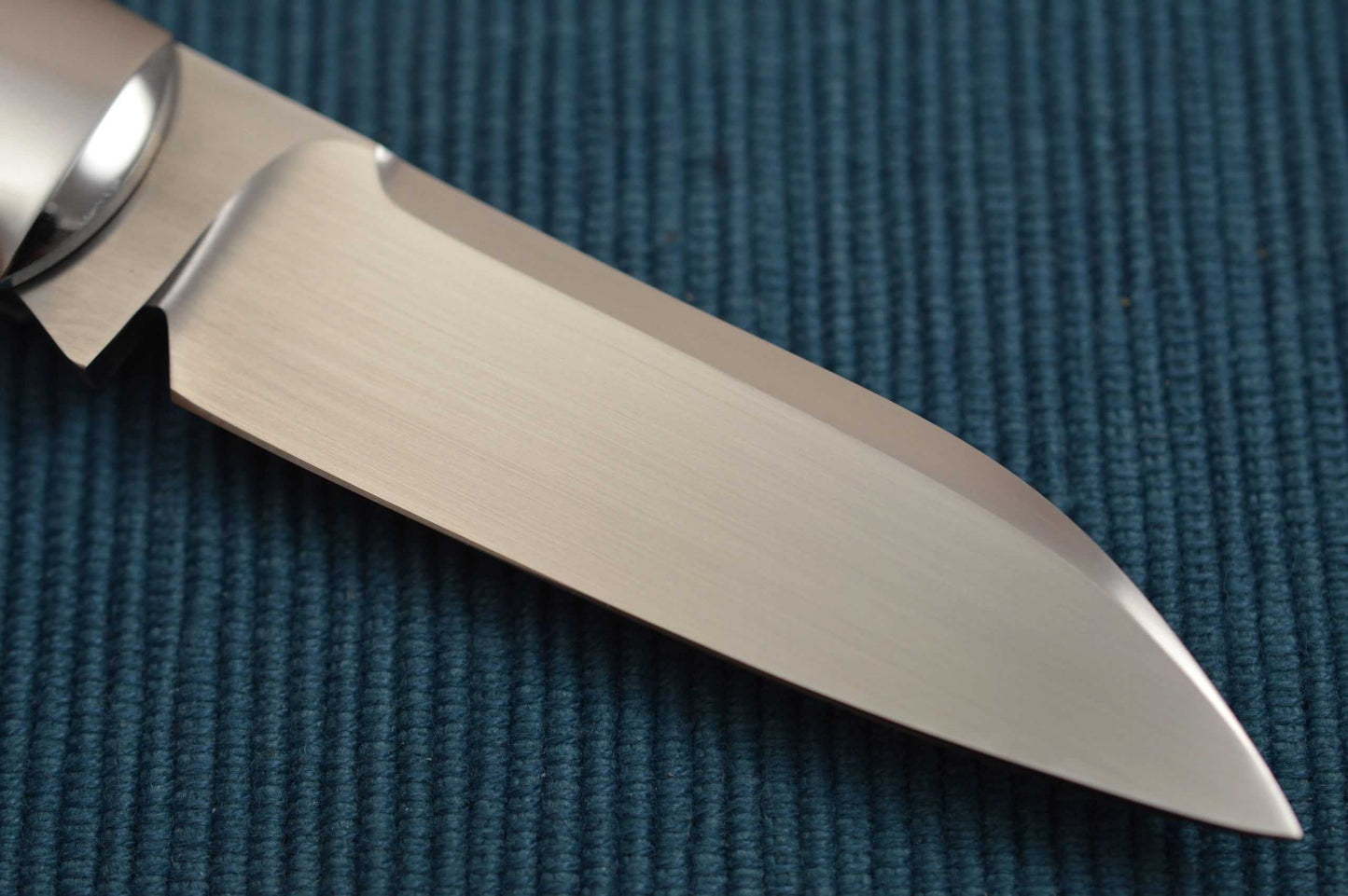 Tom Ploppert DINO, Slip-Joint Folder, Old Westinghouse Micarta Scales (SOLD)