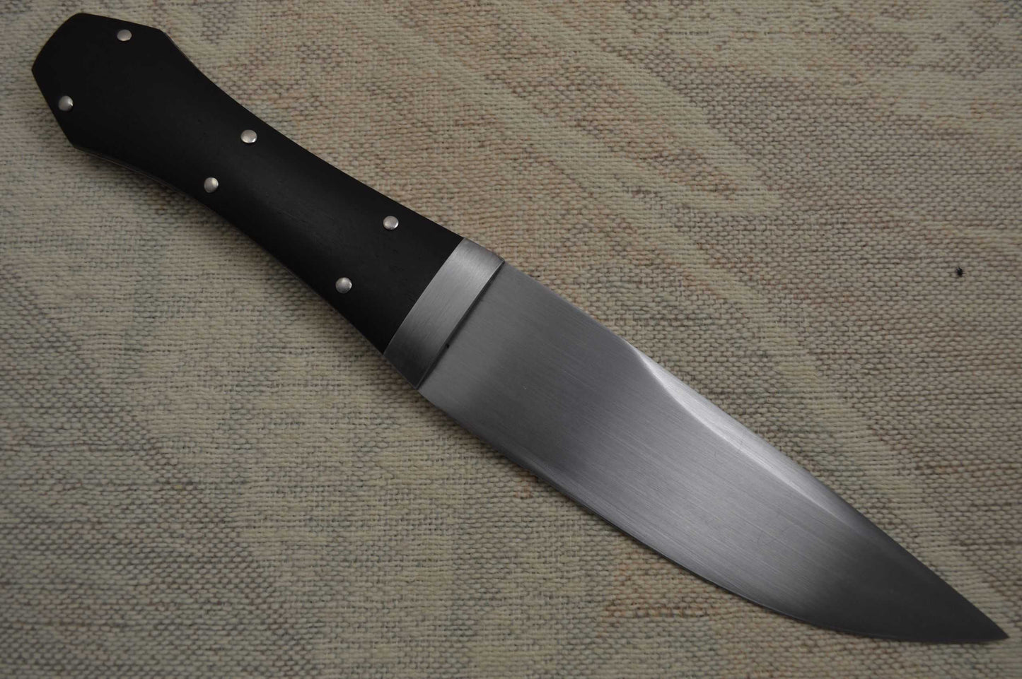 Billy Bob Sowell, M.S. "Carrigan Bowie", Coffin-Shaped Ebony Handle (SOLD)