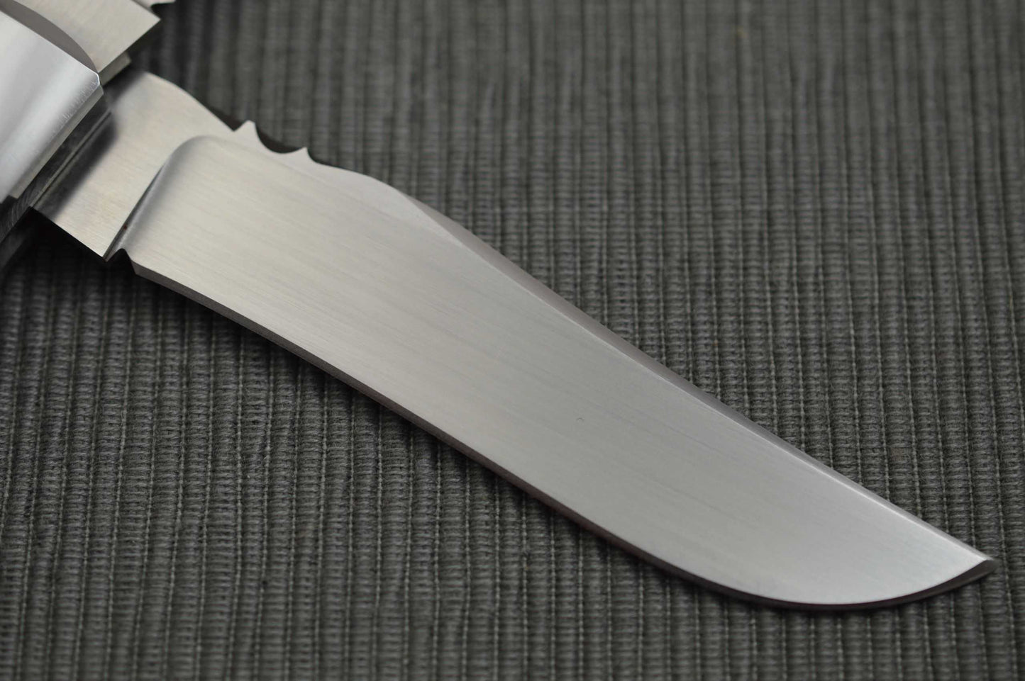 Bill Ruple Two-Blade Large Stag Trapper, File-Worked Blade Spine, Spring & Liners (SOLD)