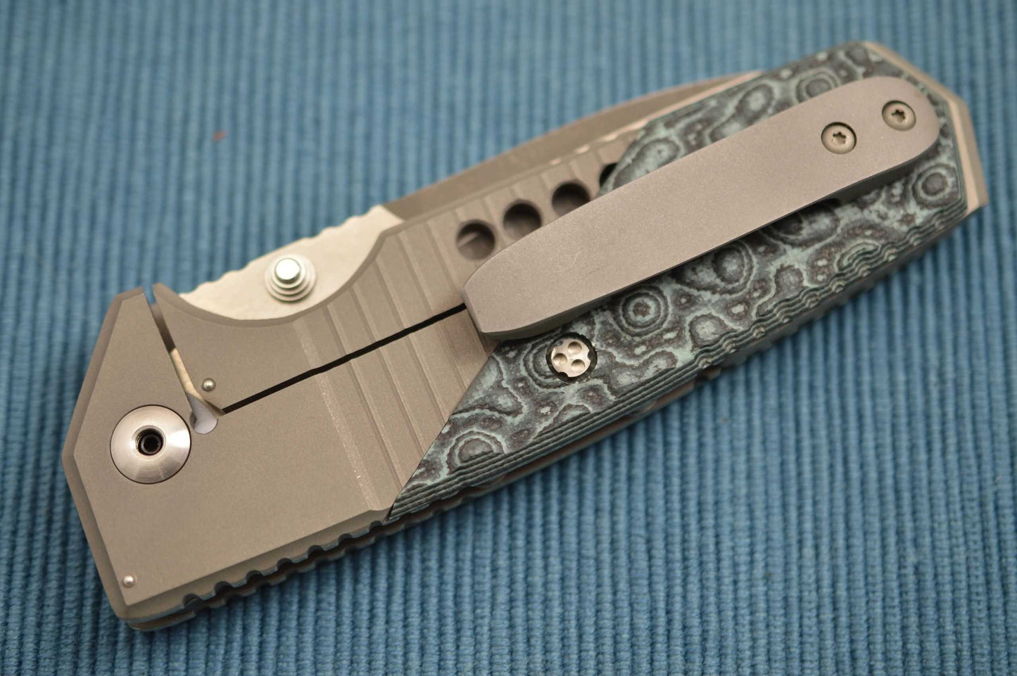 Allen Elishewitz Custom TANK Frame-Lock Folding Knife (SOLD)