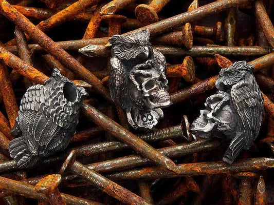 Olamic Cutlery Skullhunter Owl Lanyard Bead (SOLD OUT)