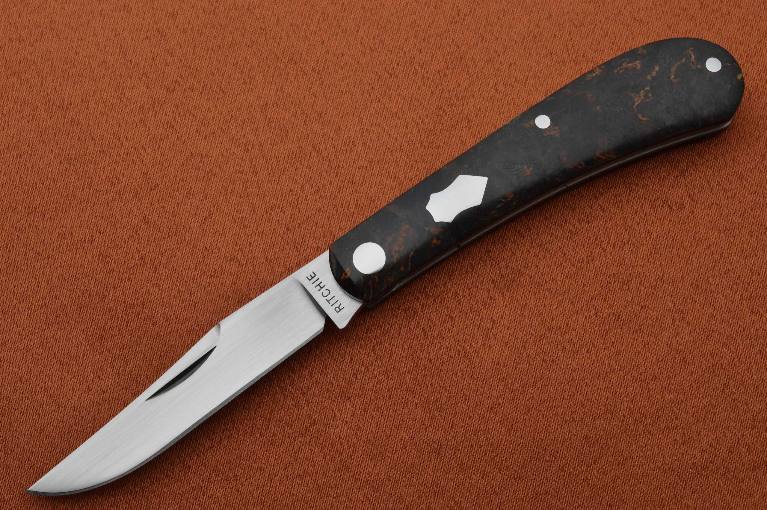 Jason Ritchie Gent's Trapper, Vintage Rag Micarta Slip-Joint Folding K ...