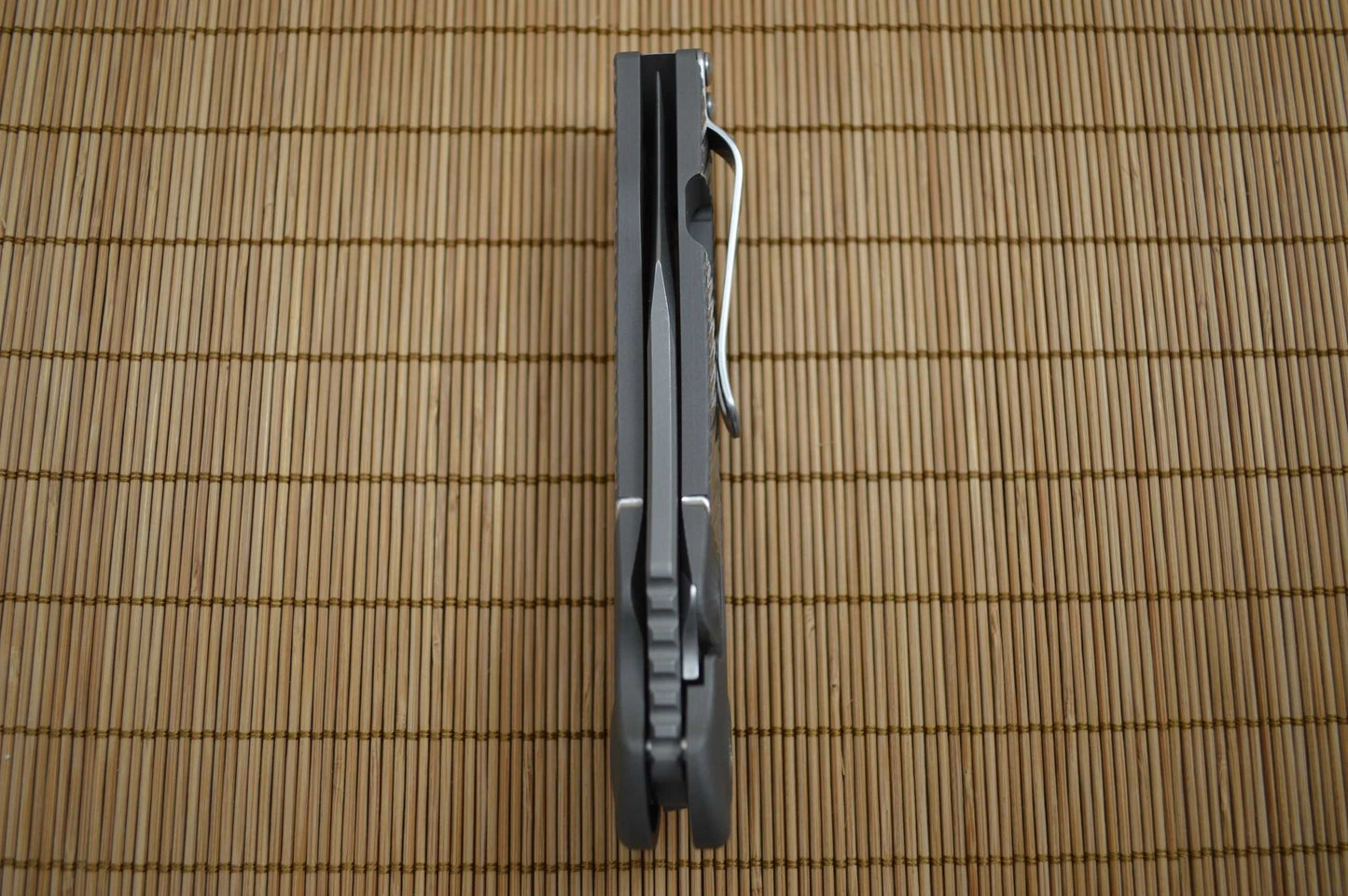 Brian Nadeau CYCLONE Flipper (3D Version), Anodized Gray Titanium (SOLD)