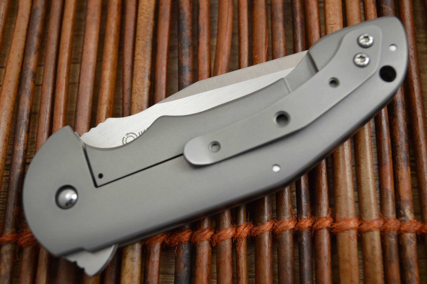 David Mosier Custom Crossfire, Tanto Grind, Frame-Lock Flipper (SOLD)