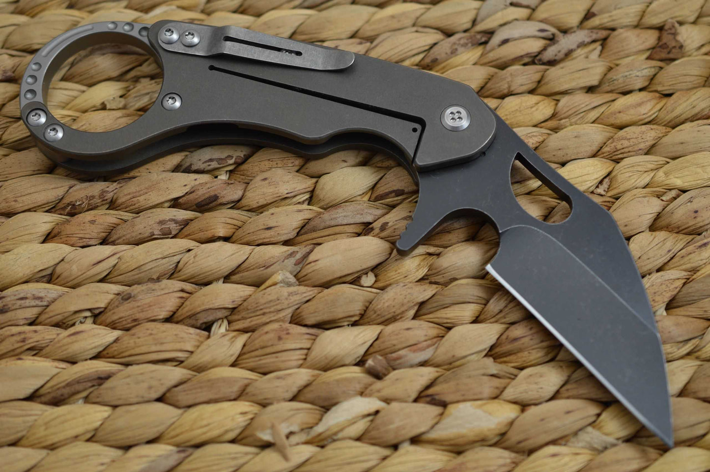 Medford Knife and Tool BURUNG Karambit, Bronze Titanium Frame, PVD Blade (SOLD)