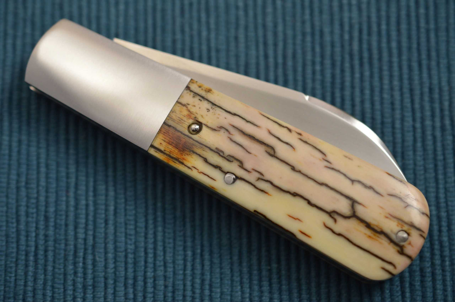 Bobby House Barlow, Fossilized Scales, Slip-Joint Folding Knife (SOLD)