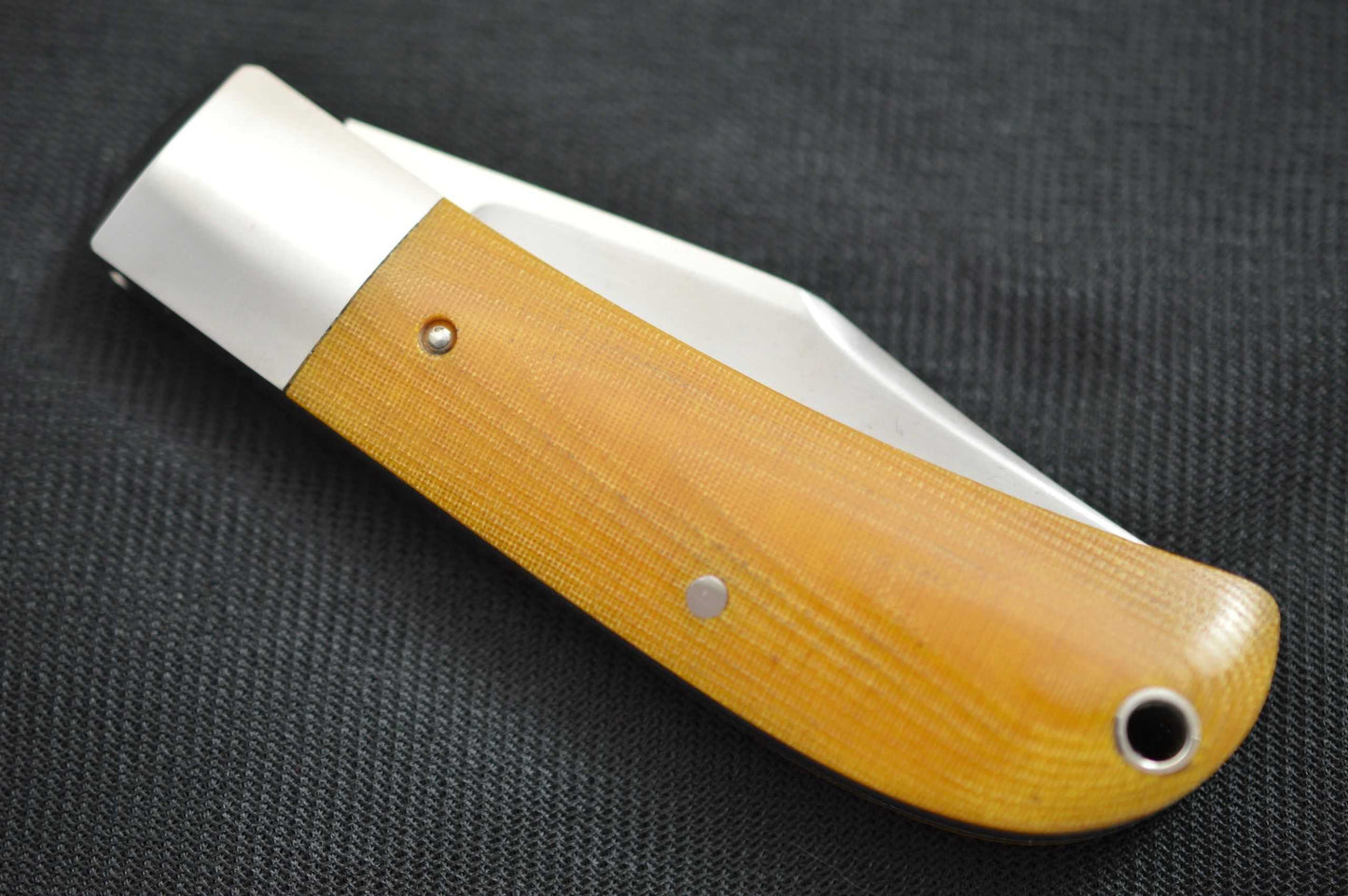 Bill Ruple Lanny's Clip, Linen Micarta Scales (SOLD)