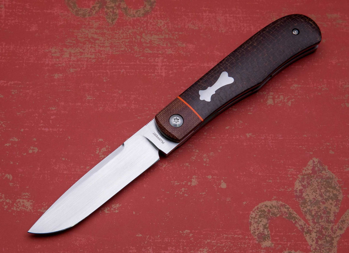 Tom Ploppert Prototype Front Flipper Liner-Lock Folding Knife (SOLD)