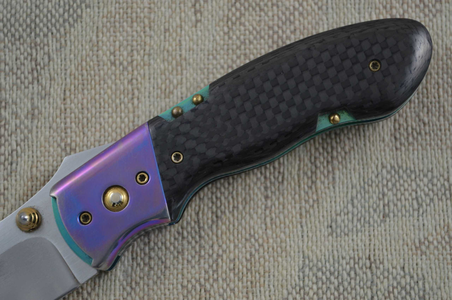 Alan Folts First Ultra Modern Folder, Talonite Blade, One Of A Kind! (SOLD)