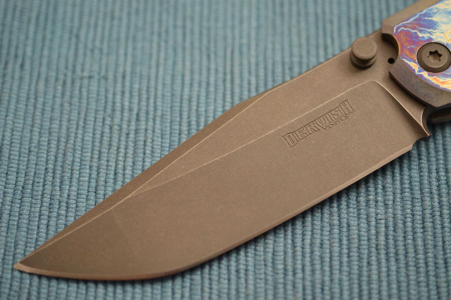 John Gonzalez Custom USAGI Dervish Knives Frame-Lock Folder