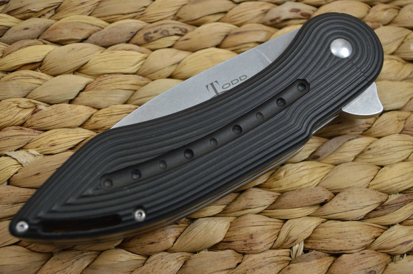 Todd Begg Civilian Issued Glimpse (C.I.G.), Flipper, IKBS, Black G10 (SOLD)