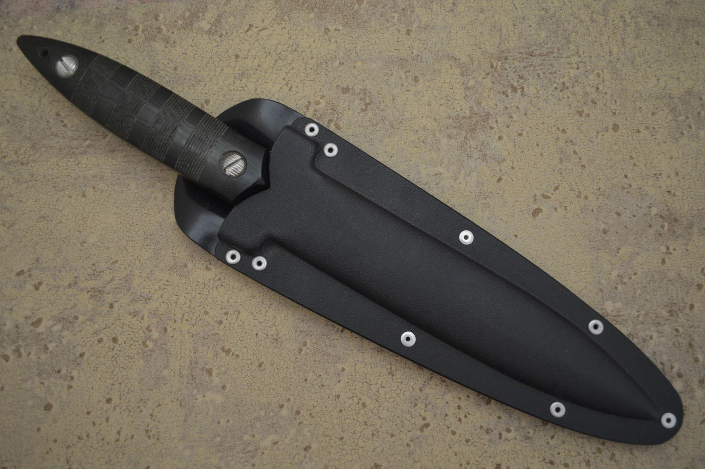 Kevin Hoffman Hollow Handle Survival Dagger, Kydex Sheath