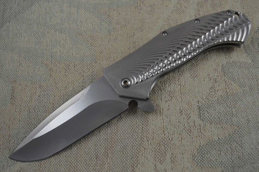 Les George, Allen Elishewitz Cerberus Frame Lock Flipper (SOLD)