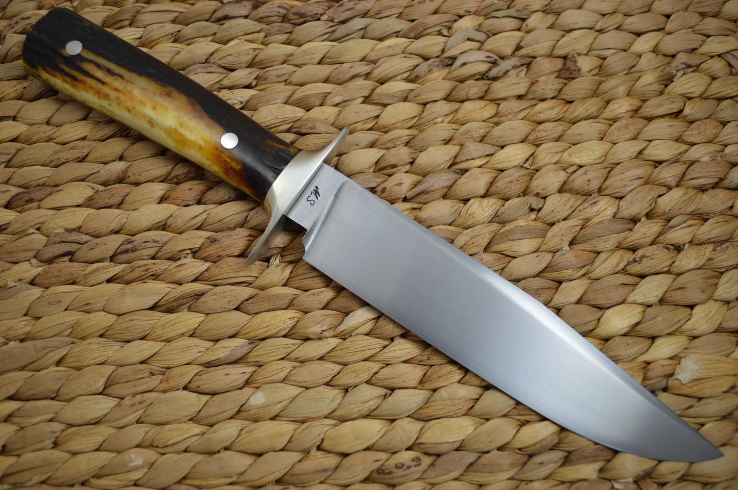 Steve Dunn, M.S. Large Stag Fighter, 52100 Steel (SOLD)