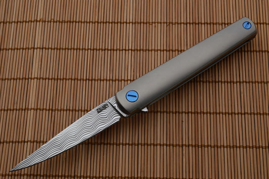 Michael Zieba Manhattan Special MS3 Damasteel Frame-Lock Flipper (SOLD)