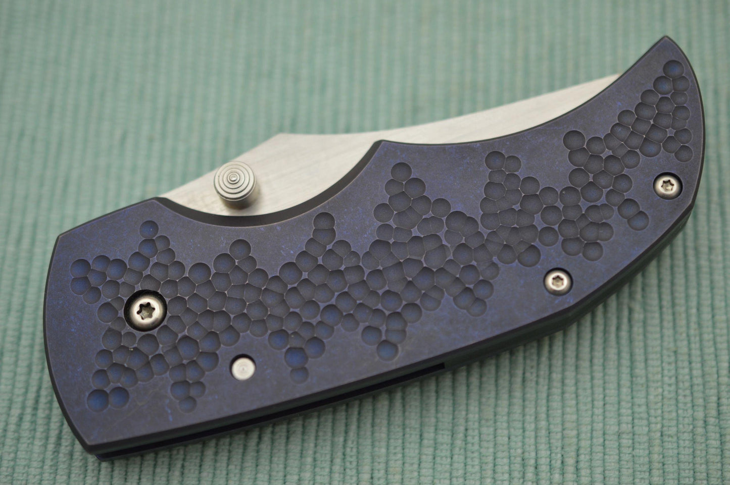 Pohan Leu LEFTY Sardeen Titanium Frame-Lock Non-Flipper Folding Knife