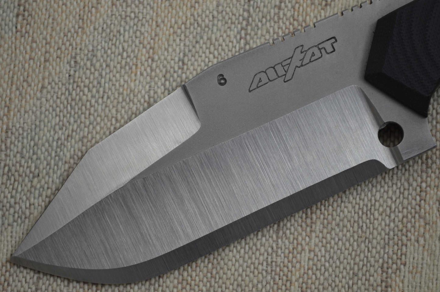 Dwaine Carrillo AIRKAT VULCAN Model 6, Tactical Fixed Blade, Kydex Sheath