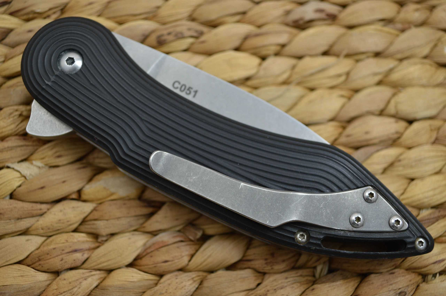 Todd Begg Civilian Issued Glimpse (C.I.G.), Flipper, IKBS, Black G10 (SOLD)