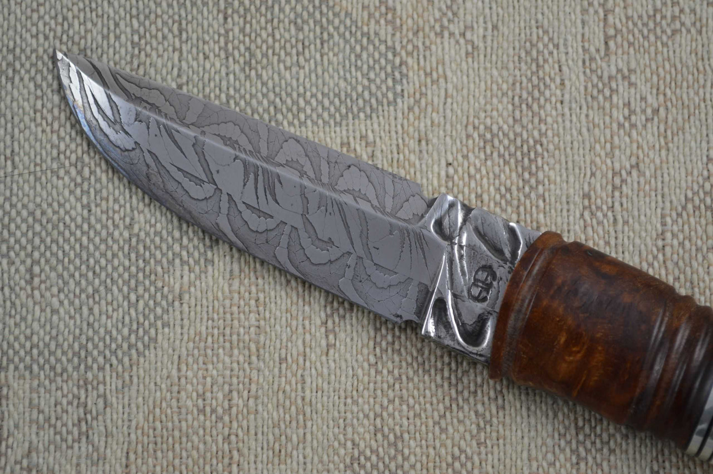 André Andersson "Stinger" Fixed Blade Carved Handle (SOLD)