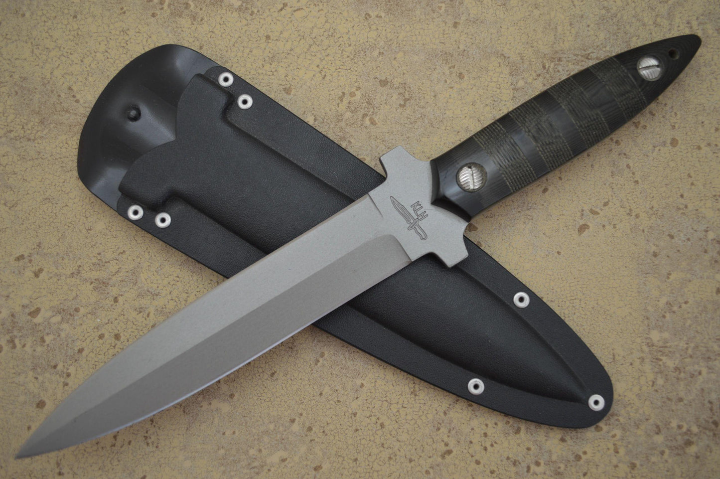 Kevin Hoffman Hollow Handle Survival Dagger, Kydex Sheath