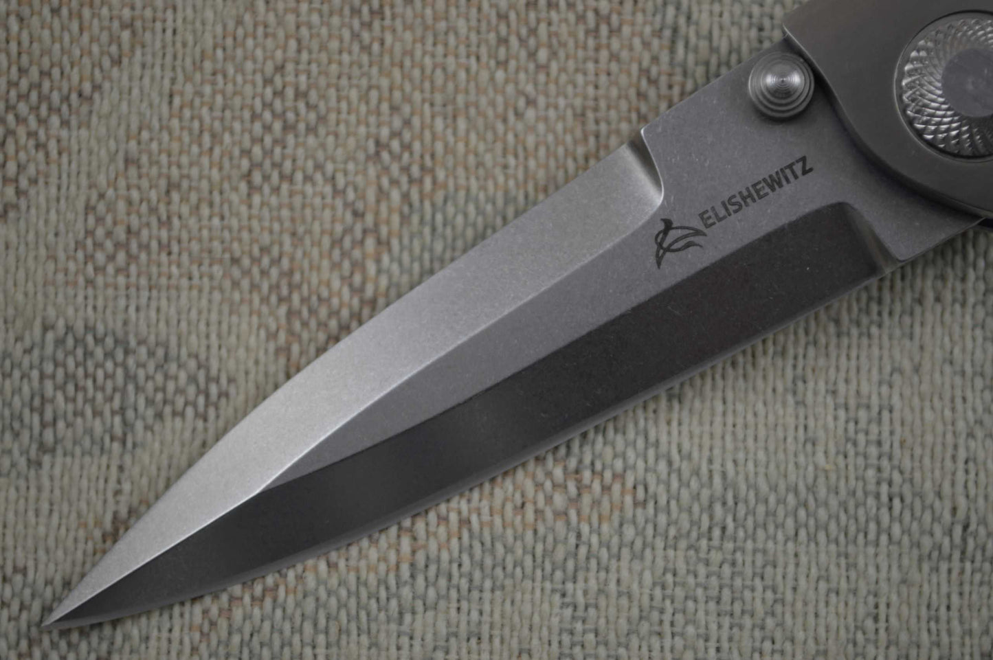 Allen Elishewitz Large Handmade Custom PHANTOM Folding Knife (SOLD)