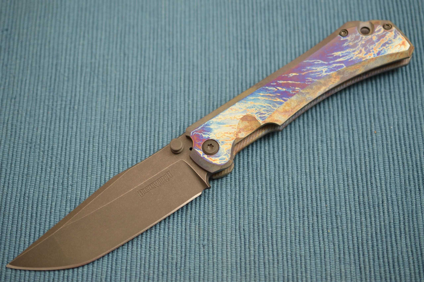 John Gonzalez Custom USAGI Dervish Knives Frame-Lock Folder