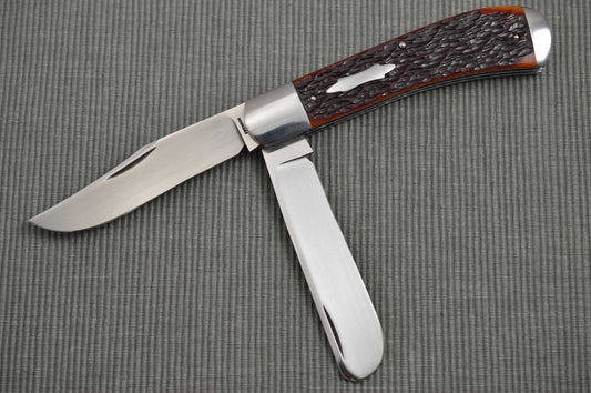 Luke Swenson Large 2-Blade Jigged Bone Trapper (SOLD)