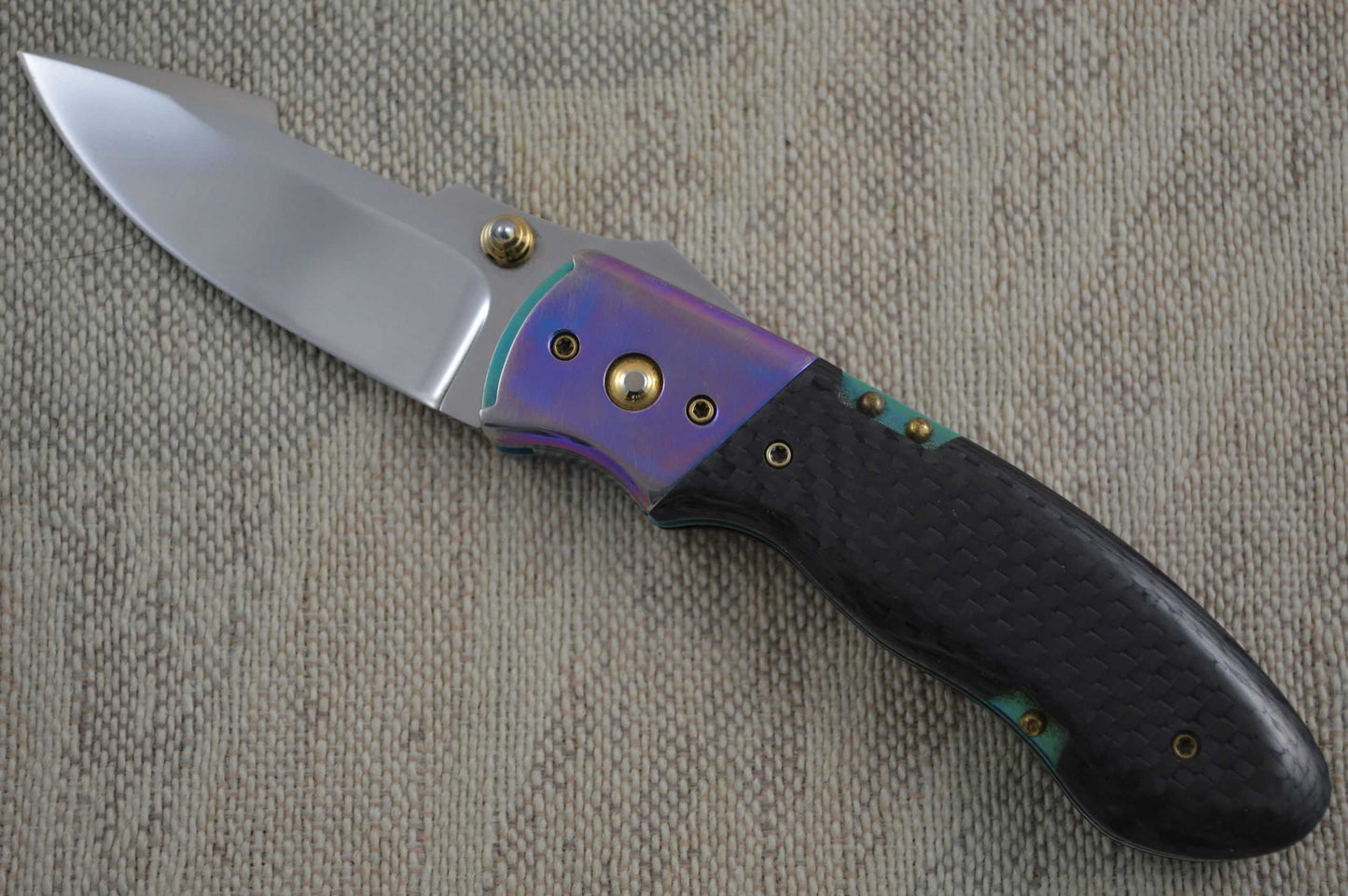 Alan Folts First Ultra Modern Folder, Talonite Blade, One Of A Kind! (SOLD)