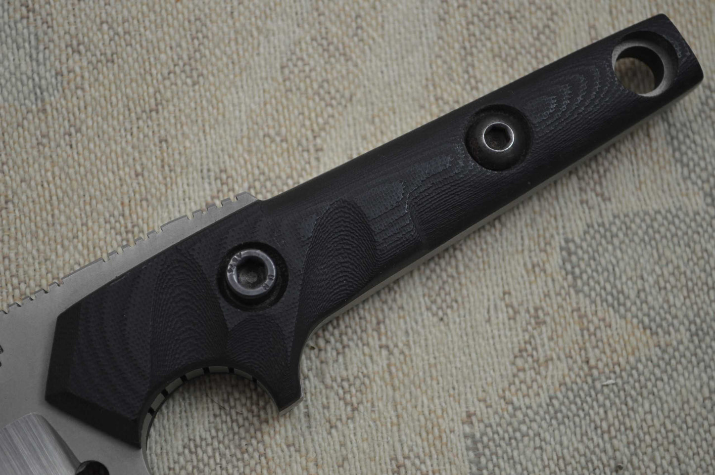 Dwaine Carrillo AIRKAT VULCAN Model 6, Tactical Fixed Blade, Kydex Sheath
