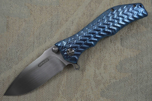 Darrel Ralph Gun Hammer, 3D Machined Titanium Handle and Bowie Blade (SOLD)