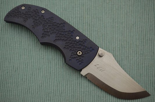Pohan Leu LEFTY Sardeen Titanium Frame-Lock Non-Flipper Folding Knife (SOLD)